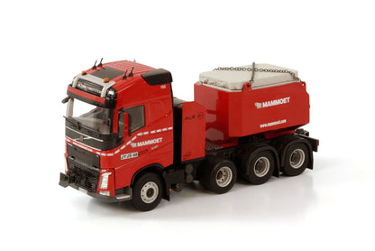 Mammoet; VOLVO FH4 GLOBETROTTER 8X4 RESIN BALLAST BOX + STELCON PLATES