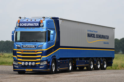 Marcel Scheurwater; SCANIA S HIGHLINE CS20H 4X2 MOVING FLOOR TRAILER - 3 AXLE