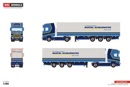 Marcel Scheurwater; SCANIA S HIGHLINE CS20H 4X2 MOVING FLOOR TRAILER - 3 AXLE