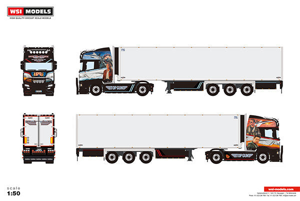 Nicolas Villard; SCANIA R HIGHLINE CR20H 4X2 REEFER TRAILER - 3 AXLE