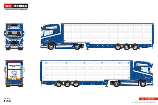 Peeters de Bakker; DAF XG+ MY25 4X2 LIVE STOCK TRAILER - 3 AXLE - Celt Models