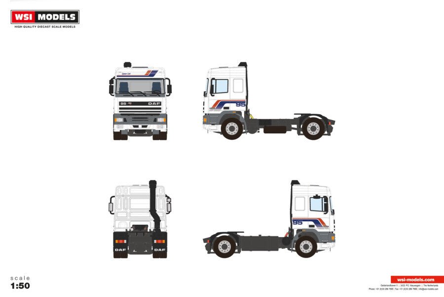 Premium Line; DAF 95 SPACE CAB 4X2 - Celt Models