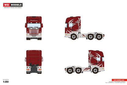 Premium Line; SCANIA 4 SERIES TOPLINE 6X2 TWIN STEER - Celt Models