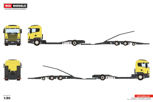Premium Line; SCANIA R4 FLAT ROOF TRUCK TRANSPORTER COMBI 4X2