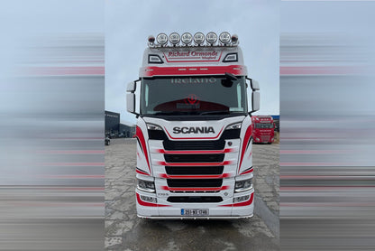 Richard Ormonde; SCANIA S HIGHLINE CS20H 6X2 TWIN STEER FLATBED TRAILER - 3 AXLE