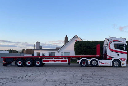 Richard Ormonde; SCANIA S HIGHLINE CS20H 6X2 TWIN STEER FLATBED TRAILER - 3 AXLE