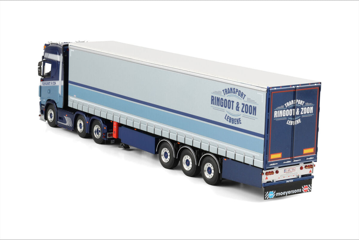 Ringoot Luc; SCANIA S HIGHLINE CS20H 6X2 TWIN STEER CURTAINSIDE TRAILER - 3 AXLE