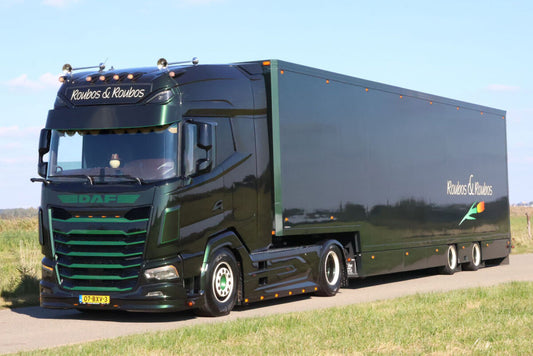 Roubos & Roubos; DAF XG+ 4X2 SEMI BOX TRAILER - 2 AXLE