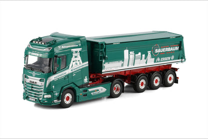 Sauerbaum; DAF XG 4X2 NON STEERING TIPPER TRAILER - 3 AXLE - RUHRPOTT EDITION