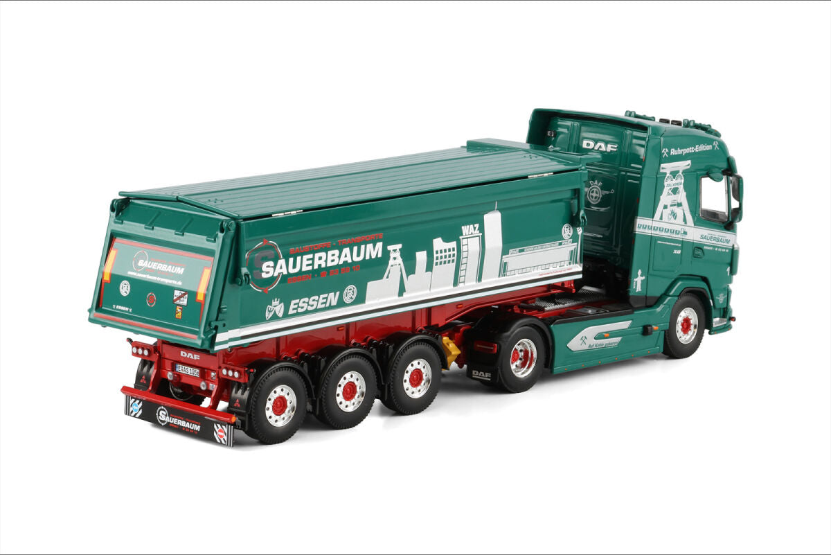 Sauerbaum; DAF XG 4X2 NON STEERING TIPPER TRAILER - 3 AXLE - RUHRPOTT EDITION