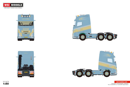 S.N. de Witte; VOLVO FH AERO GLOBETROTTER XL 6X2 TWIN STEER - Celt Models