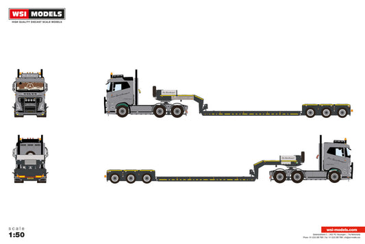 Soro Specialtransport; VOLVO FH5 SLEEPER CAB 6X4 LOW LOADER - 3 AXLE