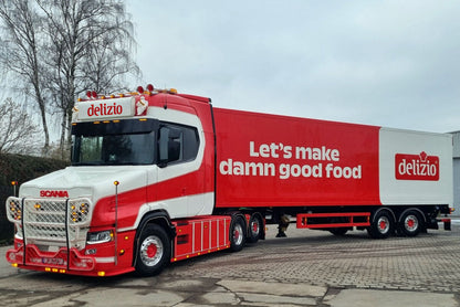 Stoffeltrans Delizio; VLASTUIN S TORPEDO HIGHLINE FACELIFT 6X2 TAG AXLE BOX TRAILER - 2 AXLE