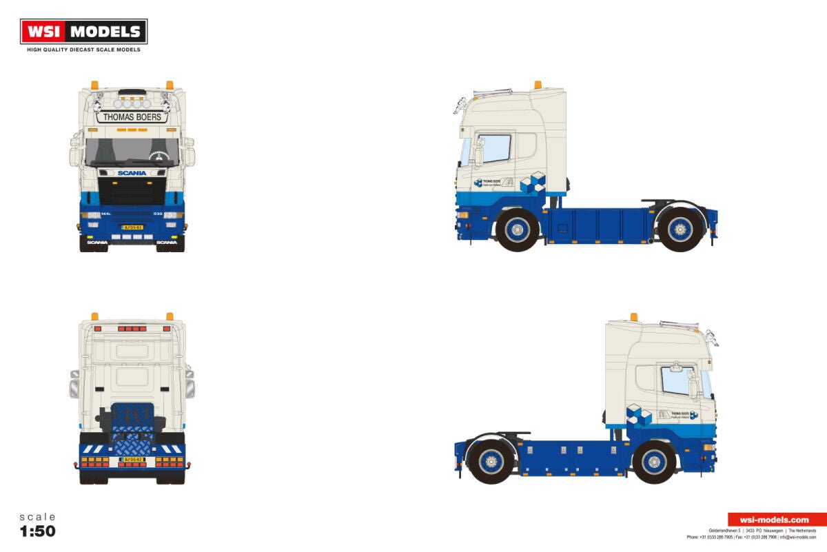 Thomas Boers; SCANIA 4 SERIES TOPLINE 4X2 - Celt Models