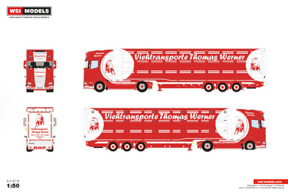 Thomas Werner; DAF XG+ 4X2 LIVE STOCK TRAILER - 3 AXLE