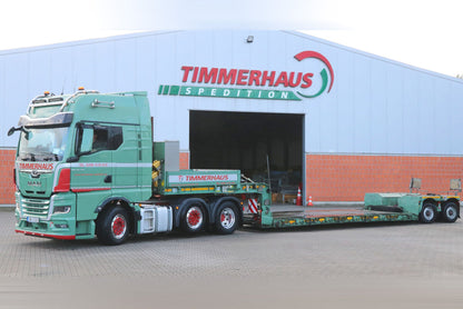 Timmerhaus; MAN TGX GX 6X2 TWIN STEER EURO PX LOW LOADER - 2 AXLE HIGH WOODEN BOX WITH TOP SEAL