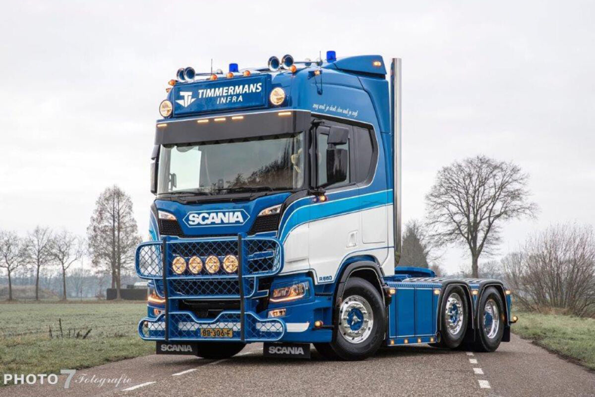 Timmermans Infra; SCANIA R HIGHLINE CR20H 6X2 TWIN STEER