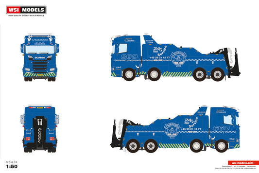 TJ Bjergning; SCANIA R NORMAL CR20N FALKOM 8X4