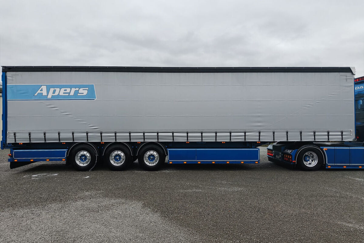 Transport Apers; CURTAINSIDE TRAILER - 3 AXLE - Celt Models