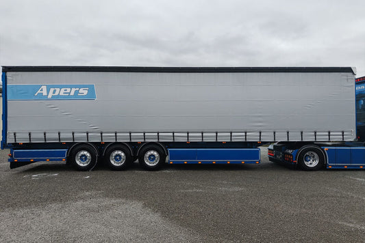 Transport Apers; CURTAINSIDE TRAILER - 3 AXLE - Celt Models