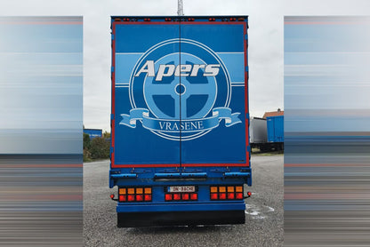 Transport Apers; CURTAINSIDE TRAILER - 3 AXLE - Celt Models