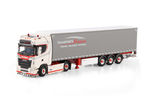 Transports Allaire; SCANIA S HIGHLINE CS20H 4X2 CURTAINSIDE TRAILER - 3 AXLE