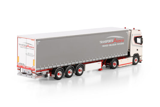 Transports Allaire; SCANIA S HIGHLINE CS20H 4X2 CURTAINSIDE TRAILER - 3 AXLE