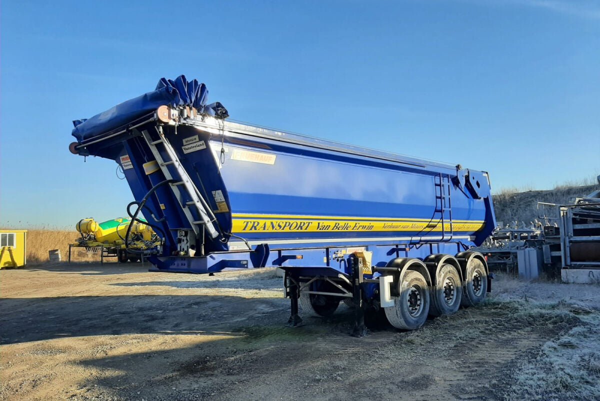 Van Belle Transport; VOLVO FMX GLOBETROTTER 6X4 TIPPER TRAILER - 2 AXLE - Celt Models