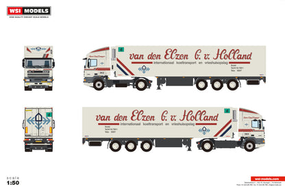 van den Elzen; DAF 95 SPACE CAB 4X2 REEFER TRAILER - 3 AXLE