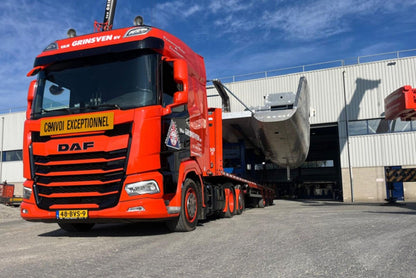 Van Grinsven; DAF XF SH WITH SKY LIGHTS 6X2 TAG AXLE SEMI LOW LOADER - 4 AXLE - Celt Models