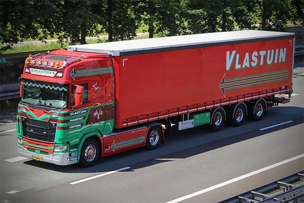 Vlastuin; SCANIA S HIGHLINE CS20H 4X2 TRIDEC CURTAINSIDE TRAILER - 3 AXLE - Celt Models