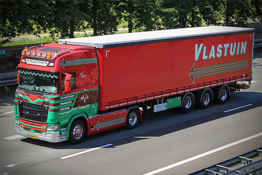 Vlastuin; SCANIA S HIGHLINE CS20H 4X2 TRIDEC CURTAINSIDE TRAILER - 3 AXLE - Celt Models
