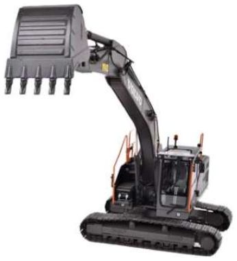 Volvo EC220E Limited Black Edition Crawler Excavator (999 pcs) 1/32 - Celt Models