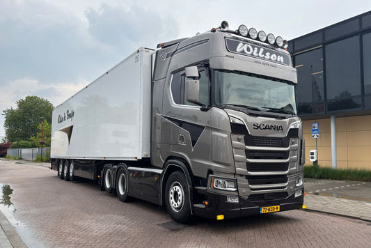 Wilco de Bruijn; SCANIA S HIGHLINE CS20H 6X2 TAG AXLE REEFER TRAILER - 3 AXLE