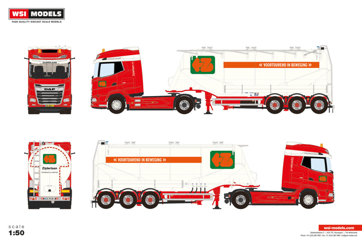 Zijderlaan; DAF XG MY25 4X2 BULK TRAILER - 3 AXLE